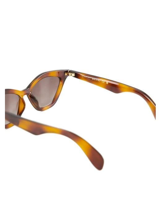 Gafas de sol con montura cat eye Gucci de color Brown