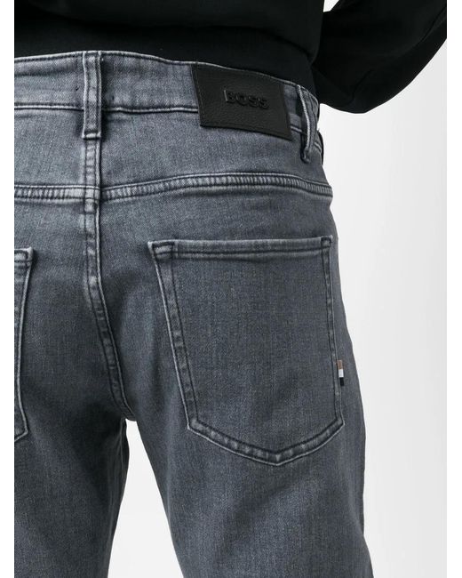 Boss Blue Skinny-Cut Denim Jeans for men