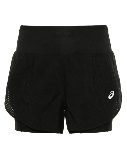 Asics Black Road 2-N-1 3.5IN Sport-Shorts