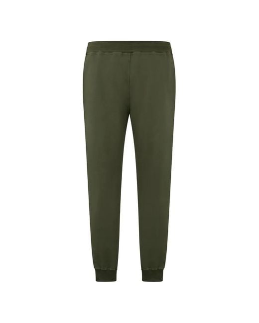 Moorer Green Drawstring Trousers for men