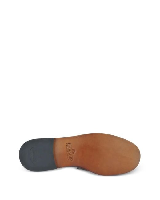Sebago Brown Fringe-Detail Penny-Slot Sandals
