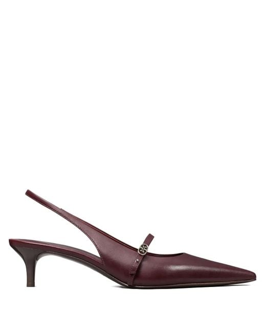 Tory Burch Brown Slingback Sandals