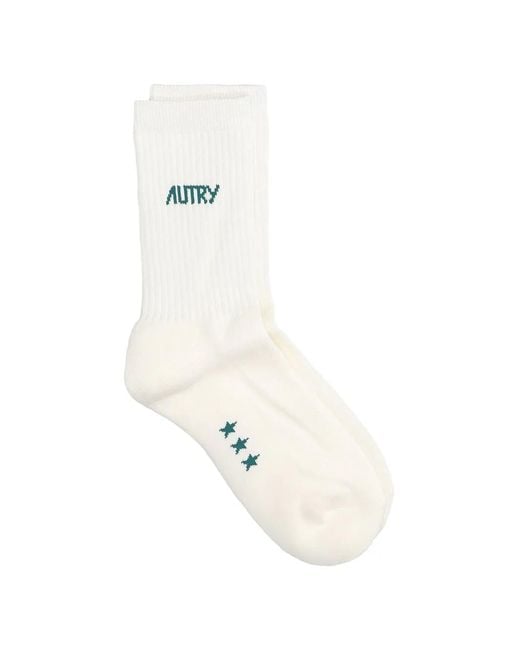 Autry White Socks Main Unic