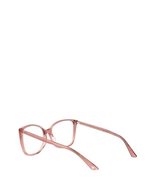 Gucci Natural Cat-Eye Frame Glasses