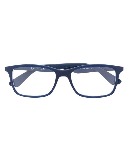 Ray-Ban スクエア 眼鏡フレーム Blue