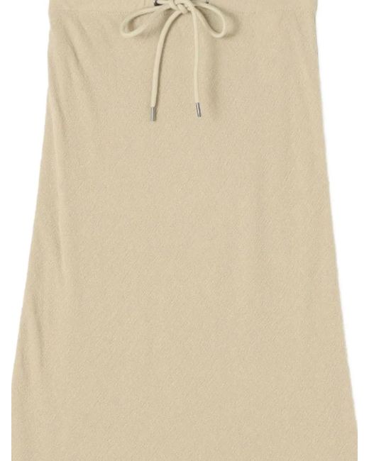 James Perse Natural Drawstring Skirt