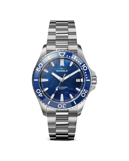Shinola Blue Monster 39Mm Watch for men