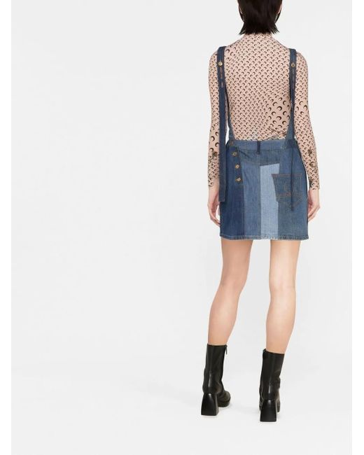 MARINE SERRE Blue Dress