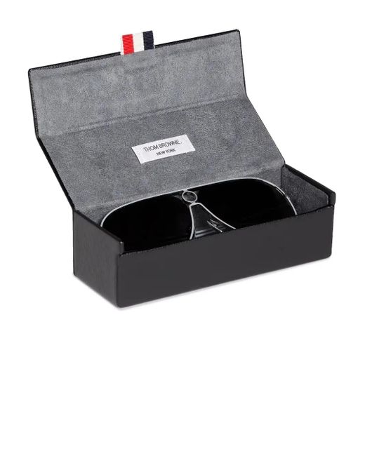 Thom Browne Gray Double-Bridge Sunglasses