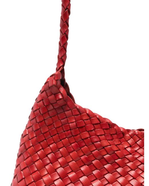 Borsa A Spalla Santa Rosa di Dragon Diffusion in Red
