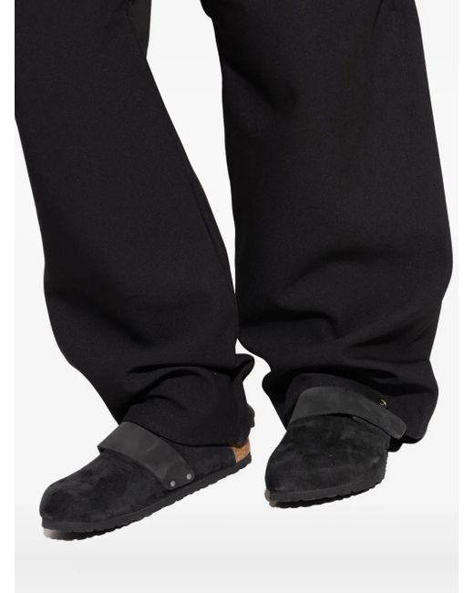 Birkenstock Black Loma Suede Mules for men