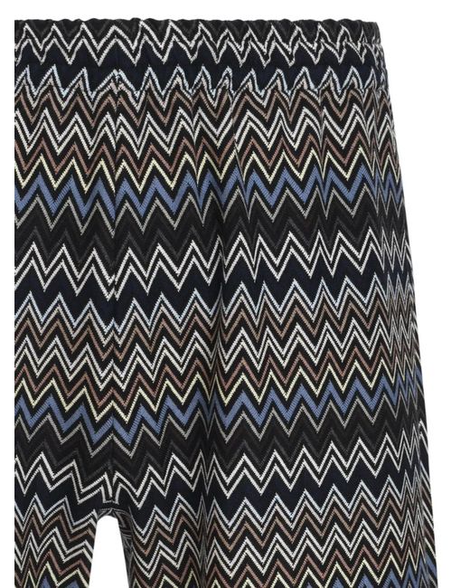 Missoni Gray Zigzag Shorts for men
