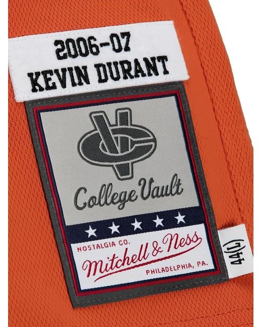 Mitchell & Ness Orange Ncaa Texas Longhorns 2006 Kevin Durant Tank Top for men