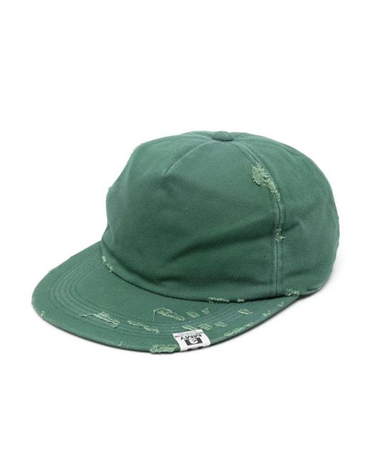 Cappello con effetto vissuto di Maison Mihara Yasuhiro in Green da Uomo