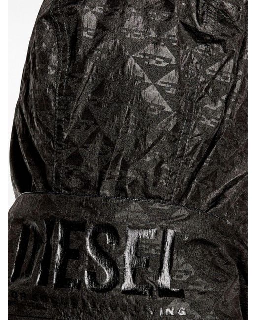 Veste Branton à logo brodé DIESEL pour homme en coloris Black