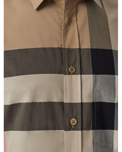 Burberry Geruit Overhemd in het Multicolor voor heren