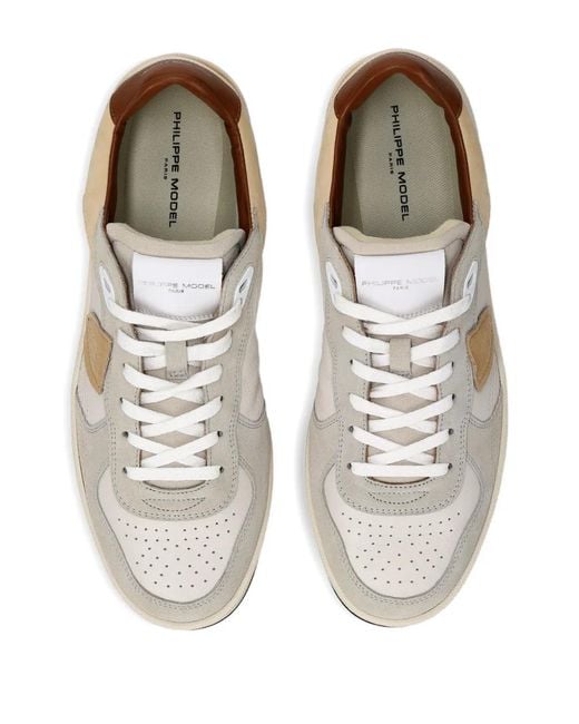 Philippe Model White Panel Pgal Low Trainers for men