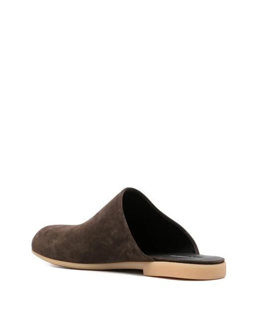 Jil Sander Brown Sandales À Semelle Plate for men