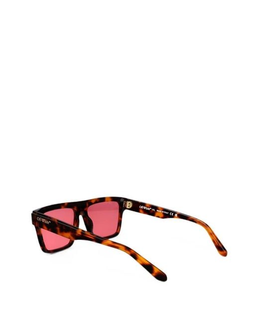 Off-White c/o Virgil Abloh Pink Warwick Square-Frame Sunglasses for men