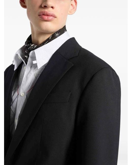 DSquared² Tailored2 Dan Wollen Blazer in het Blue voor heren