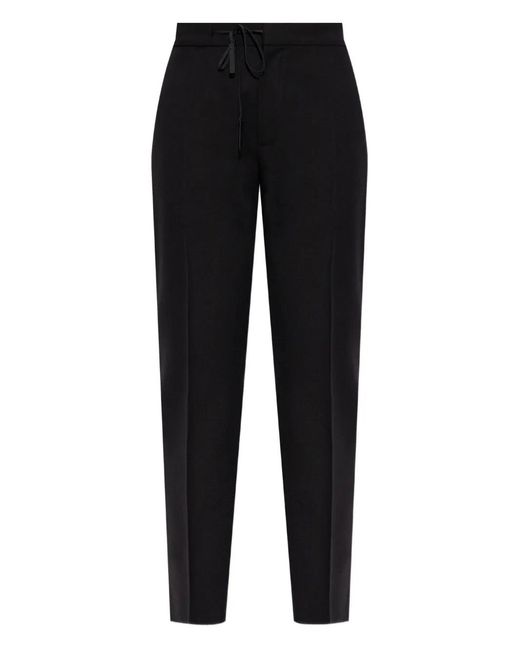 Maison Margiela Black Pantalon À Lien De Resserrage
