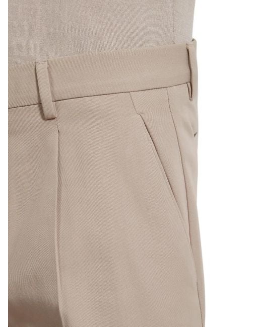メンズ Zegna プリーツ パンツ Natural