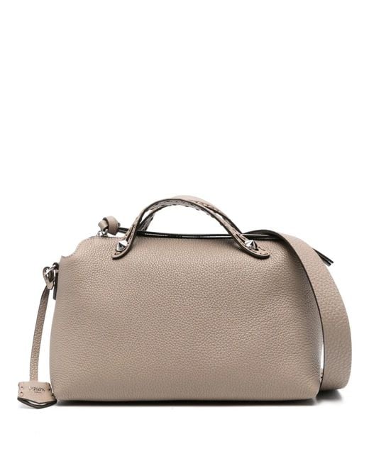 Fendi Brown Medium By The Way Selleria Shoulder Bag