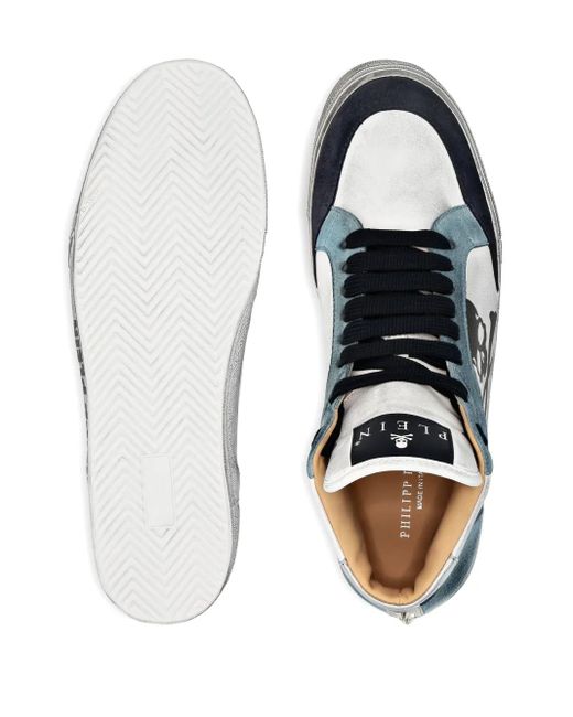 Philipp Plein Black Retrokickz High-Top Sneakers