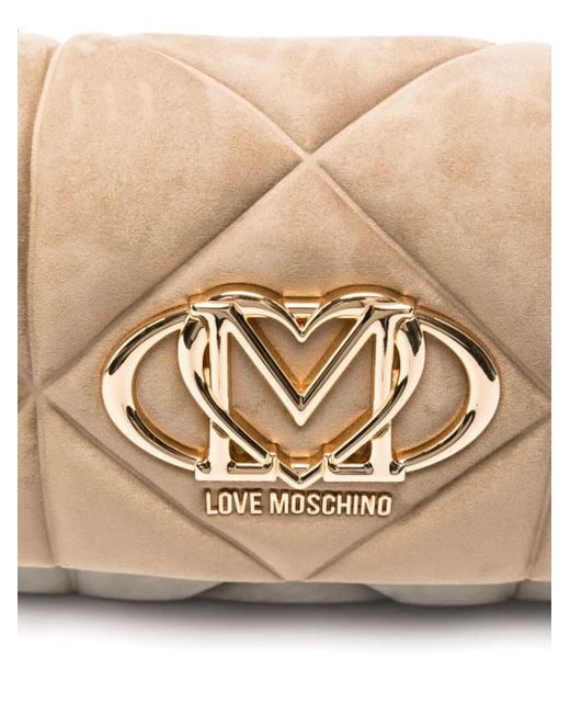 Love Moschino キルティング ショルダーバッグ Natural
