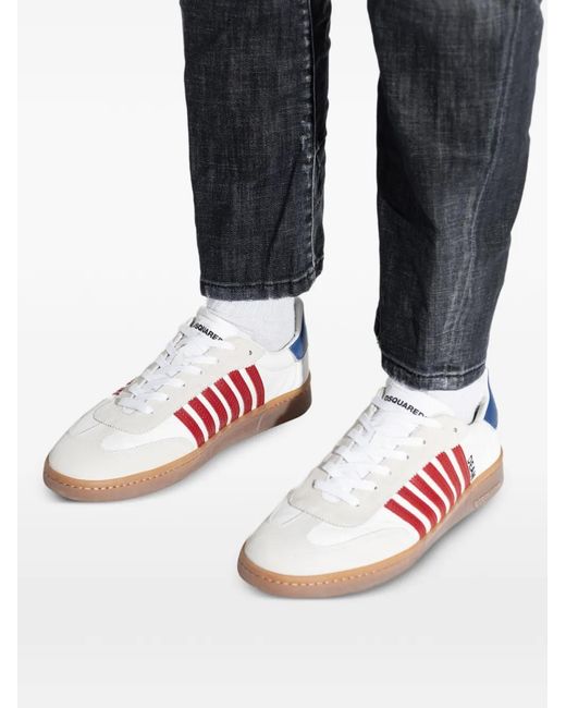 DSquared² White Boxer Sneaker for men