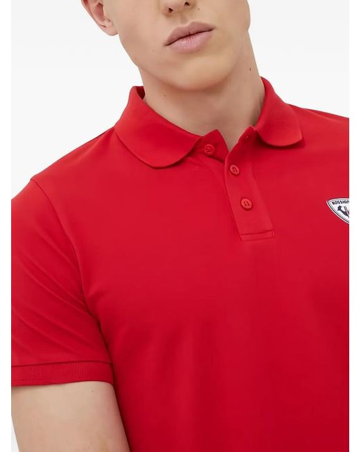 Rossignol Red Logo Polo Shirt for men