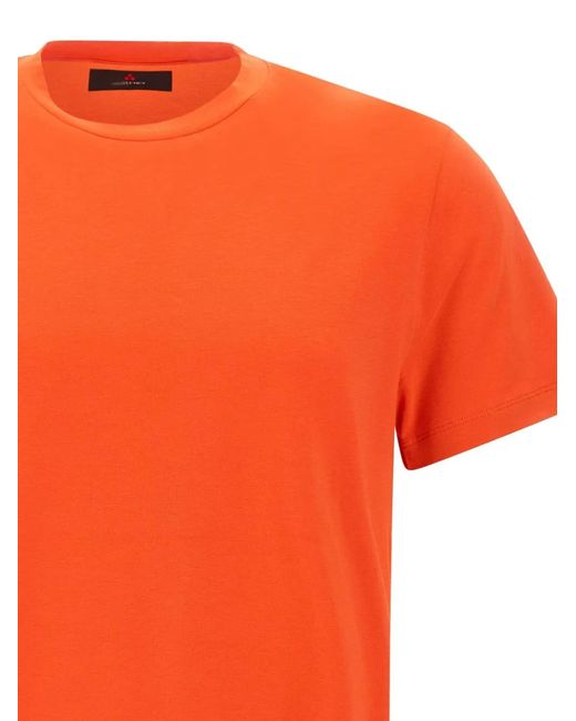 Peuterey Orange T-Shirt À Patch Logo for men