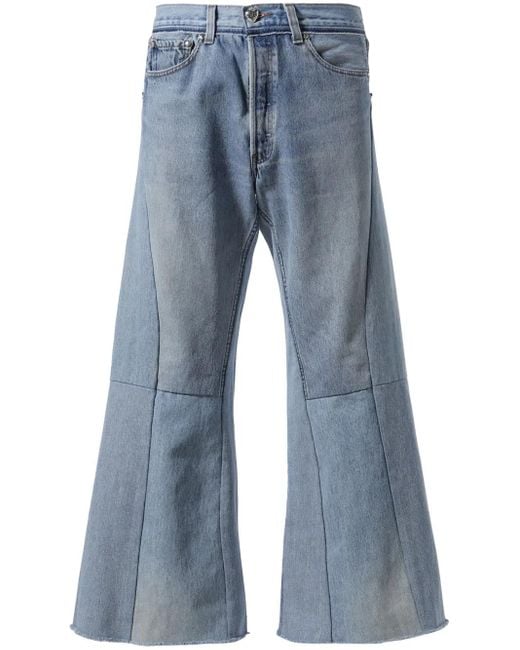 READYMADE Blue Panelled Bootcut Jeans for men