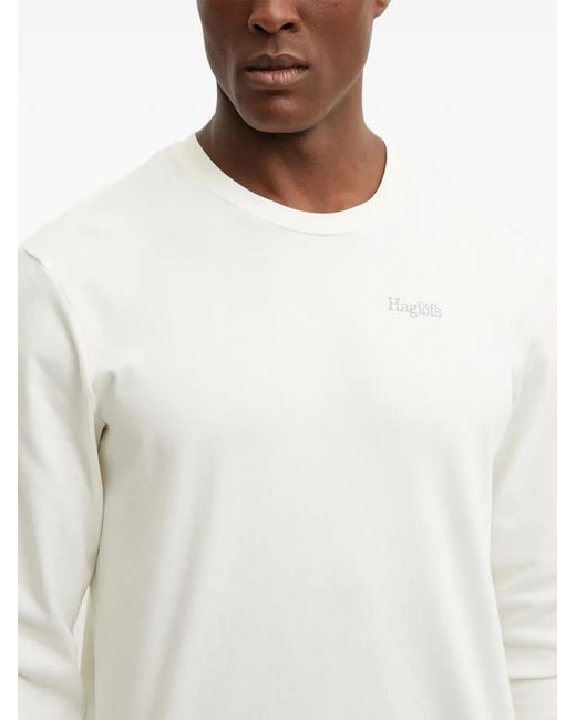 Haglöfs White Ls Long-Sleeve T-Shirt for men