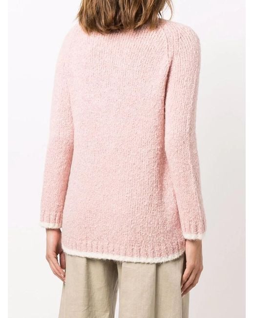 Aspesi Pink Raglan-Style Jumper