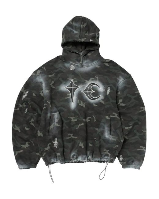 THUG CLUB Black Rock Hoodie for men