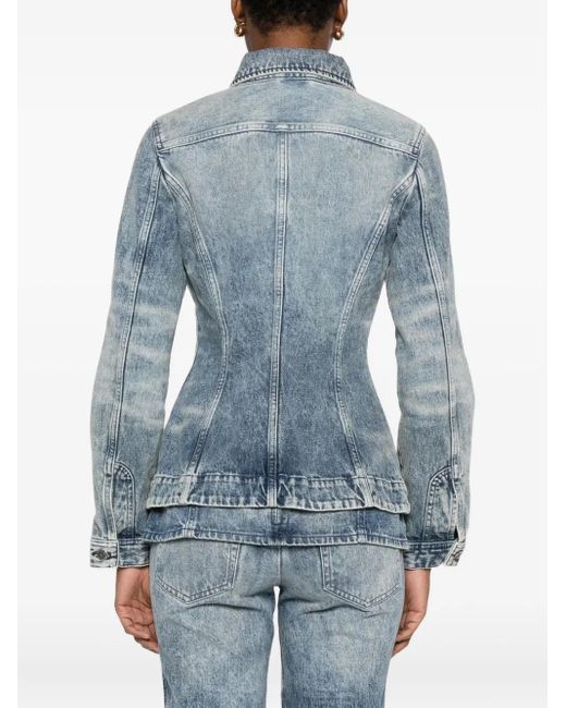 DIESEL Blue Button-Fastening Denim Jacket