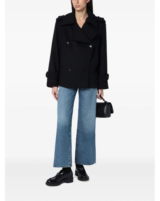 Max Mara Black Double-Breasted Jacket