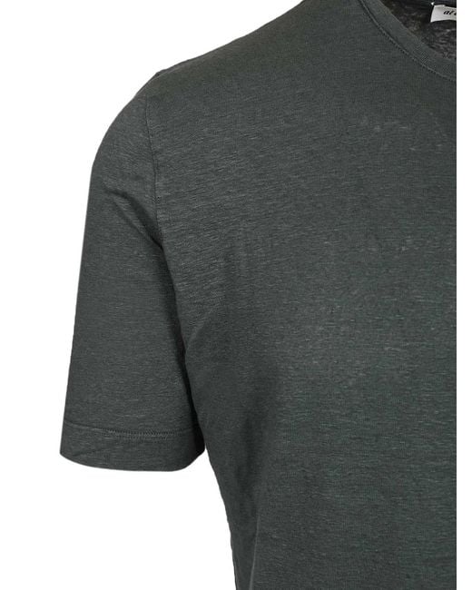Al Duca D'aosta Gray Crew-Neck T-Shirt for men