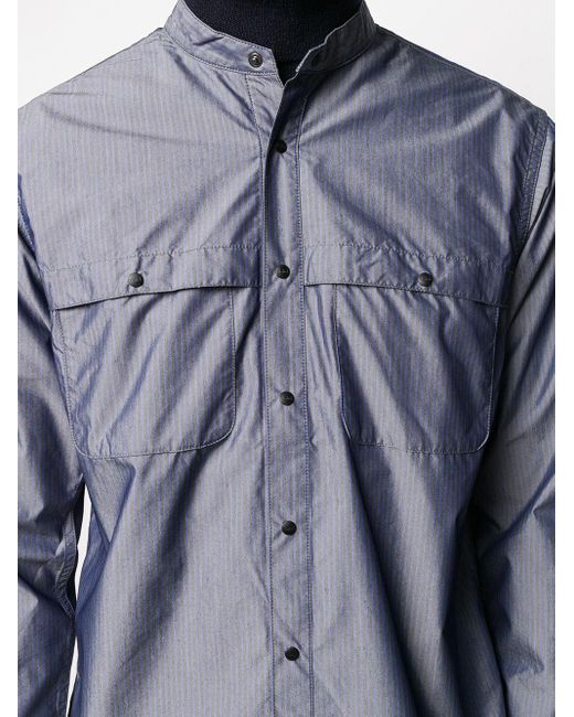 synthetic wool overshirt