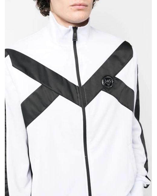 Tuta Sportiva Con Design Color-Block di Philipp Plein in White da Uomo
