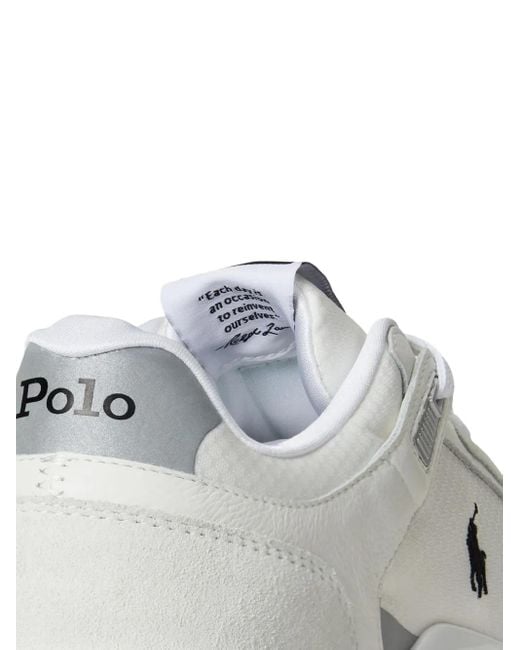 Polo Ralph Lauren White Polo Pony Sneakers for men