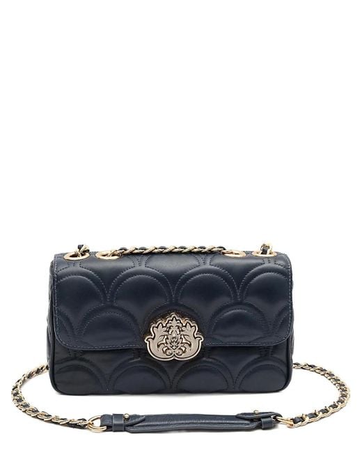 Isla Blue Sirena Quilted Chain Shoulder Bag