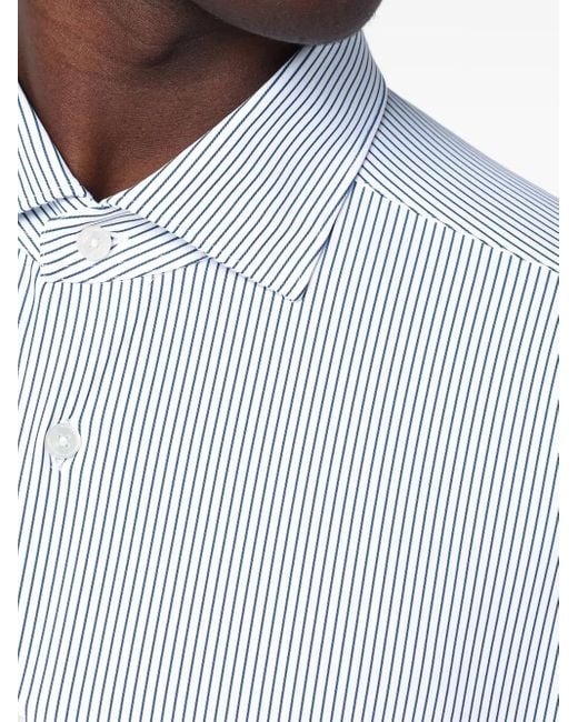 Camisa a rayas Xacus de hombre de color White