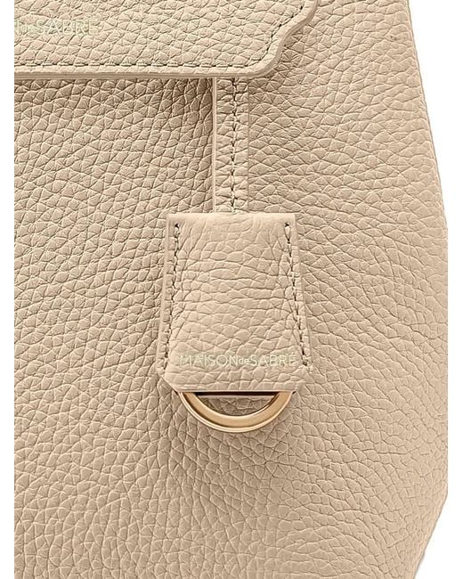 Maison De Sabre Natural Mini Soft Leather Backpack