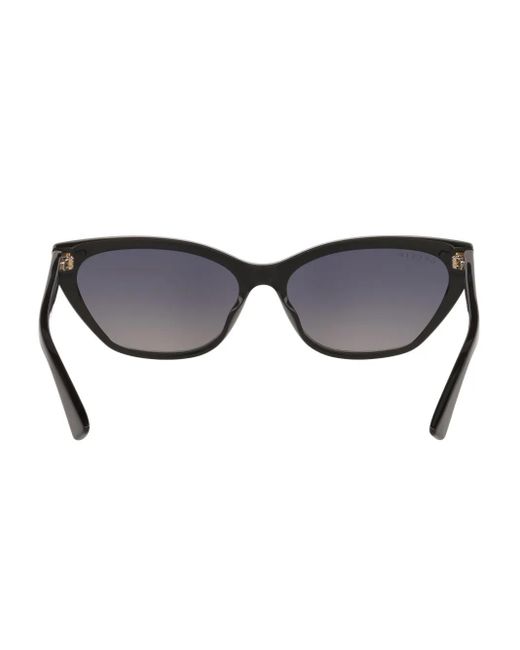 Gucci Gray Logo-Detail Cat-Eye Sunglasses