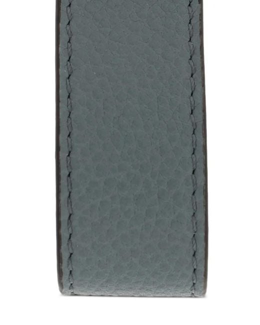 Fendi White Logo Detail Keyring for men