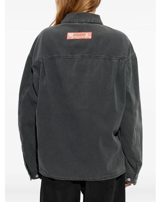 Chaqueta D-Stack-U Con Parche DIESEL de color Gray