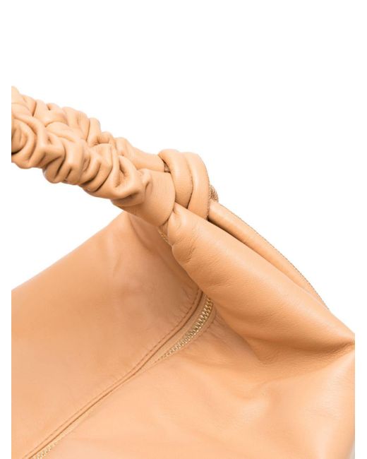 Proenza Schouler Brown Large Drawstring Leather Shoulder Bag
