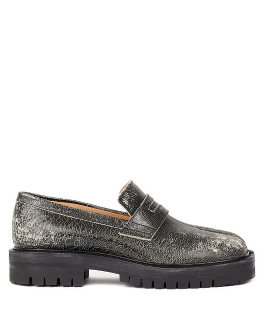 Maison Margiela Gray Tabi County Loafers